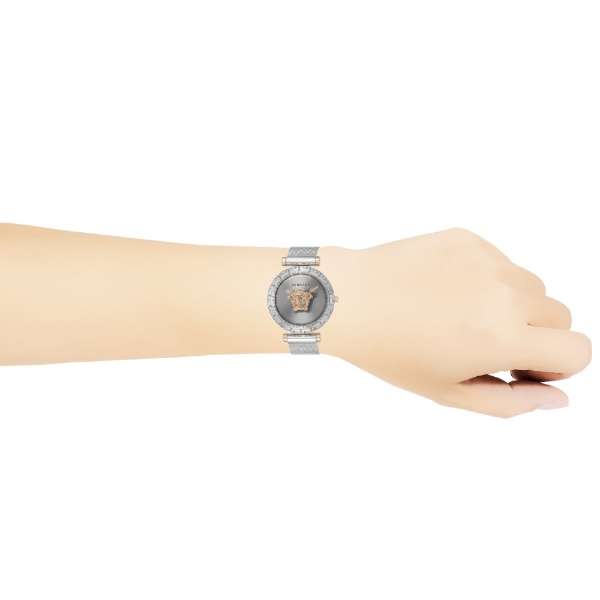 Versace Palazzo Empire Silver Dial Silver Mesh Bracelet Watch for Women - VEDV00419
