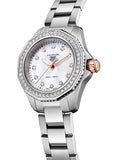Tag Heuer Aquaracer Professional 200 Quartz Diamonds Mother of Pearl Dial Silver Steel Strap Watch for Women - WBP1451.BA0622