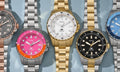 Fossil Blue Dive Three Hand Black Dial Two Tone Steel Strap Watch For Women - ES5349