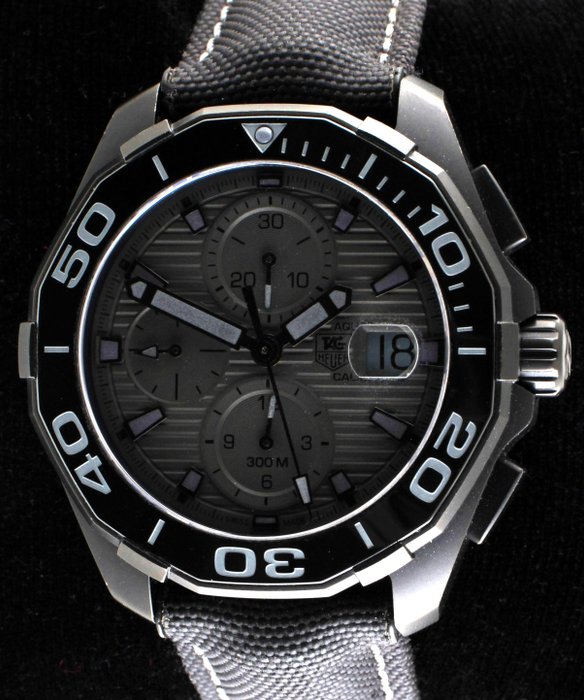 Tag Heuer Aquaracer Titanium Grey Dial Watch for Men - CAY218B.FC6370