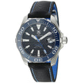 Tag Heuer Aquaracer Calibre 5 Automatic Black Dial Black Nylon Strap Watch for Men - WAY211B.FC6363