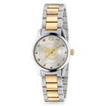 Gucci G Timeless Quartz Silver Dial Two Tone Steel Strap Watch For Women - YA126596