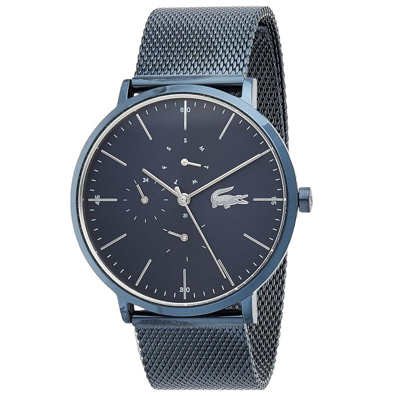Lacoste Moon Blue Dial Blue Mesh Strap Watch for Men - 2011058