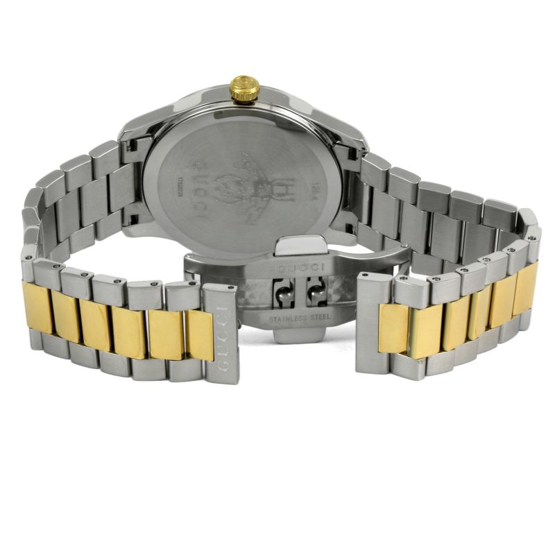Gucci G Timeless Quartz Silver Dial Silver Steel Strap Watch For Women - YA1264075