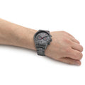 Hugo Boss Allure Chronograph Grey Dial Grey Steel Strap Watch for Men - 1513924