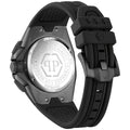 Philipp Plein Octagon Black Dial Black Silicone Strap Watch for Men - PWTBA0623