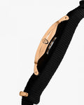 Daniel Wellington Classic Petite Cornwall White Dial Black NATO Strap Watch For Women - DW00100251