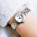 Marc Jacobs Amy Dinky White Dial Silver Steel Strap Watch for Women - MBM3225