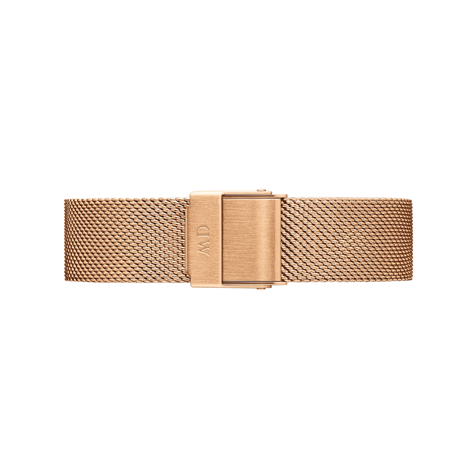 Daniel Wellington Petite Melrose Black Dial Rose Gold Mesh Strap Watch For Women - DW00100303
