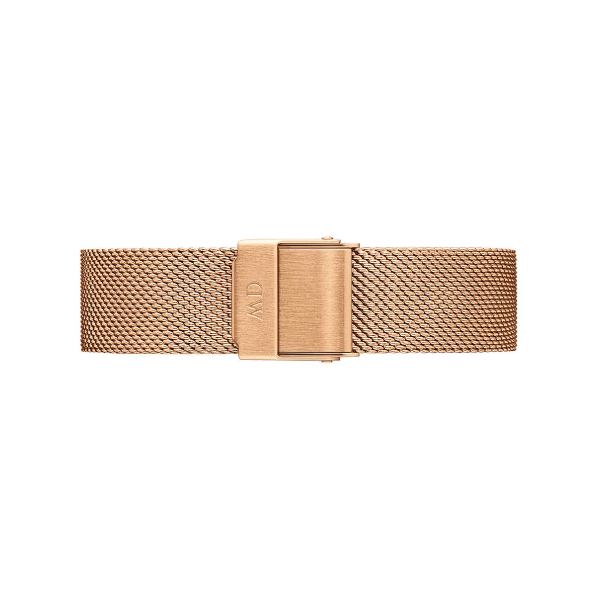 Daniel Wellington Petite Melrose Black Dial Rose Gold Mesh Strap Watch For Women - DW00100303