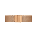 Daniel Wellington Petite Melrose Pink Dial Rose Gold Mesh Strap Watch For Women - DW00100367