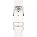 Tissot Seastar 1000 Mother of Pearl White Dial White Rubber Strap Watch for Women - T120.210.17.116.00