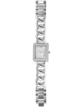Michael Kors Emery Three Hand White Dial Silver Steel Strap Watch For Women - MK7438