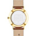 Coach Charles Gold Dial Brown Leather Strap Watch for Women - 14602433