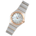 Omega Constellation Manhattan Quartz Diamonds Mother of Pearl Dial Two Tone Steel Strap Watch for Women - 131.20.25.60.55.001