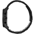 Hugo Boss Grand Prix Black Dial Black Steel Strap Watch for Men - 1513676
