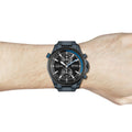 Hugo Boss Globetrotter Black Dial Black Steel Strap Watch for Men - 1513824