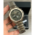 Hugo Boss Classic Chronograph Green Dial Beige Gold Steel Strap Watch For Men - 1514019