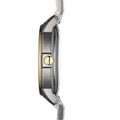 Tissot Automatics III Day Date Black Dial Two Tone Steel Strap Watch For Men - T065.430.22.051.00