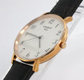 Tissot T Classic Everytime White Dial Black Leather Strap Watch For Men - T109.610.36.032.00