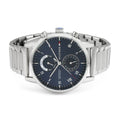 Tommy Hilfiger Kane Blue Dial Silver Steel Strap Watch for Men - 1710401