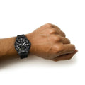Tag Heuer Aquaracer Chronograph 43mm Black PVD Dial Black Nylon Strap Watch for Men - CAY218A.FC6361