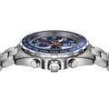 Tag Heuer Formula 1 Gulf Edition Chronograph Blue Dial Silver Steel Strap Watch for Men - CAZ101AT.BA0842
