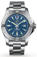 Breitling Colt Automatic 44mm Blue Dial Silver Steel Strap Mens Watch - A1738811/C906/173A