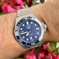 Tag Heuer Aquaracer Professional 300 Automatic Blue Dial Silver Steel Strap Watch for Men - WBP201B.BA0632