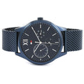 Tommy Hilfiger Damon Quartz Blue Dial Blue Mesh Bracelet Watch for Men - 1791421