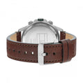 Tommy Hilfiger Lars Chronograph Green Dial Brown Leather Strap Watch For Men - 1792064