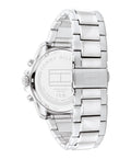 Tommy Hilfiger Jordan Chronograph Blue Dial Silver Steel Strap Watch For Men - 1792094