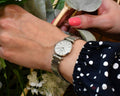 Longines La Grande Classique White Dial Silver Steel Strap Watch for Women - L4.209.4.71.6