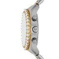 Michael Kors Berkley Chronograph Silver Dial Two Tone Steel Strap Watch For Women - MK7415