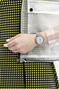 Tommy Hilfiger Claudia White Dial Silver Steel Strap Watch for Women - 1781819
