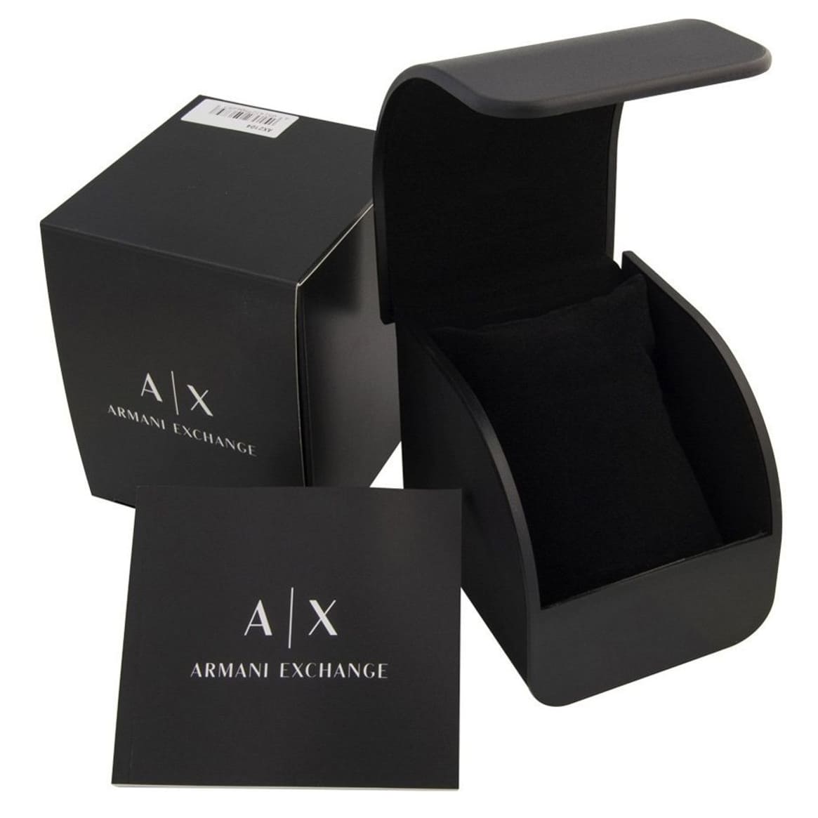 Armani Exchange Nico Analog Black Dial Black Steel Strap Watch For Men - AX7102