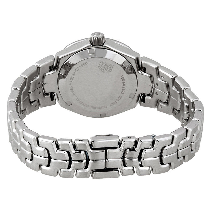 Tag Heuer Link Quartz Diamonds Blue Mother of Pearl Dial Silver Steel Strap Watch for Women - WBC1313.BA0600