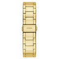 Guess Moonlight Multi Function Diamonds Gold Dial Gold Steel Strap Watch for Women - GW0320L2