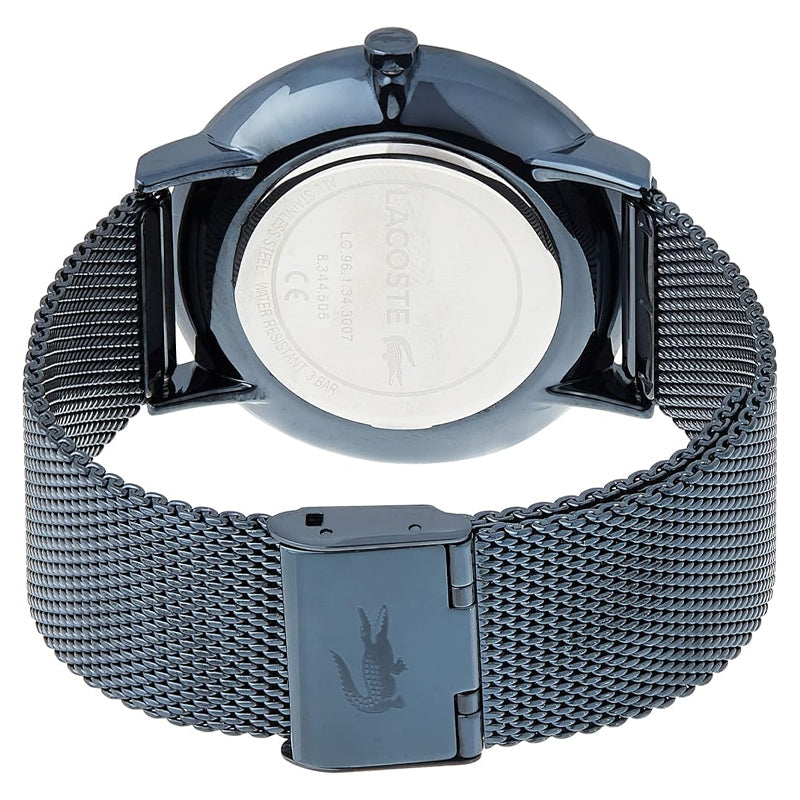 Lacoste Moon Blue Dial Blue Mesh Strap Watch for Men - 2011058