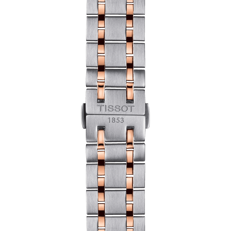 Tissot Chemin des Tourelles Powermatic 80 Silver Dial Two Tone Steel Strap Watch for Men - T099.407.22.038.02
