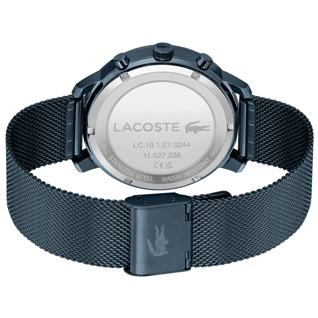 Lacoste Replay Blue Dial Blue Steel Strap Watch for Men - 2011196