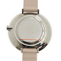 Calvin Klein Rise White Beige Dial Beige Leather Strap Watch for Women - K7A231XH