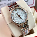 Omega De Ville Prestige Quartz Diamonds Silver Dial Two Tone Steel Strap Watch for Women - 424.25.27.60.52.001