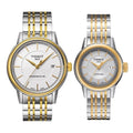 Tissot Carson Automatic Silver Dial Two Tone Steel Strap Watch For Women - T085.207.22.011.00