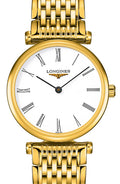Longines La Grande Classique De Longines White Dial Gold Steel Strap Watch for Women - L4.209.2.11.8