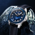 Tag Heuer Aquaracer Quartz Mother of Pearl Blue Dial Blue NATO Strap Watch for Women - WAY131L.FT6091