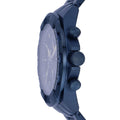 Fossil Bronson Chronograph Blue Dial Blue Steel Strap Watch for Men - FS5916