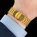 Tissot PRX Gold Dial Gold Steel Strap Watch for Men - T137.210.33.021.00
