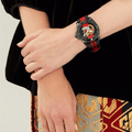 Gucci Dive Tiger Blue and Red Dial Blue Red Blue Nylon Strap Watch For Men - YA136215