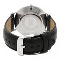 Daniel Wellington Classy Sheffield White Dial Black Leather Strap Watch For Women - DW00100080